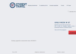 Strona student.travel.pl